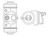 BOSCH F 026 002 354 Wheel Brake Cylinder